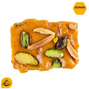 سوهان عسلی زعفرانی