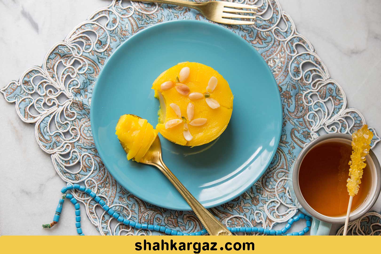 شله زرد دسر معروف ایرانی
