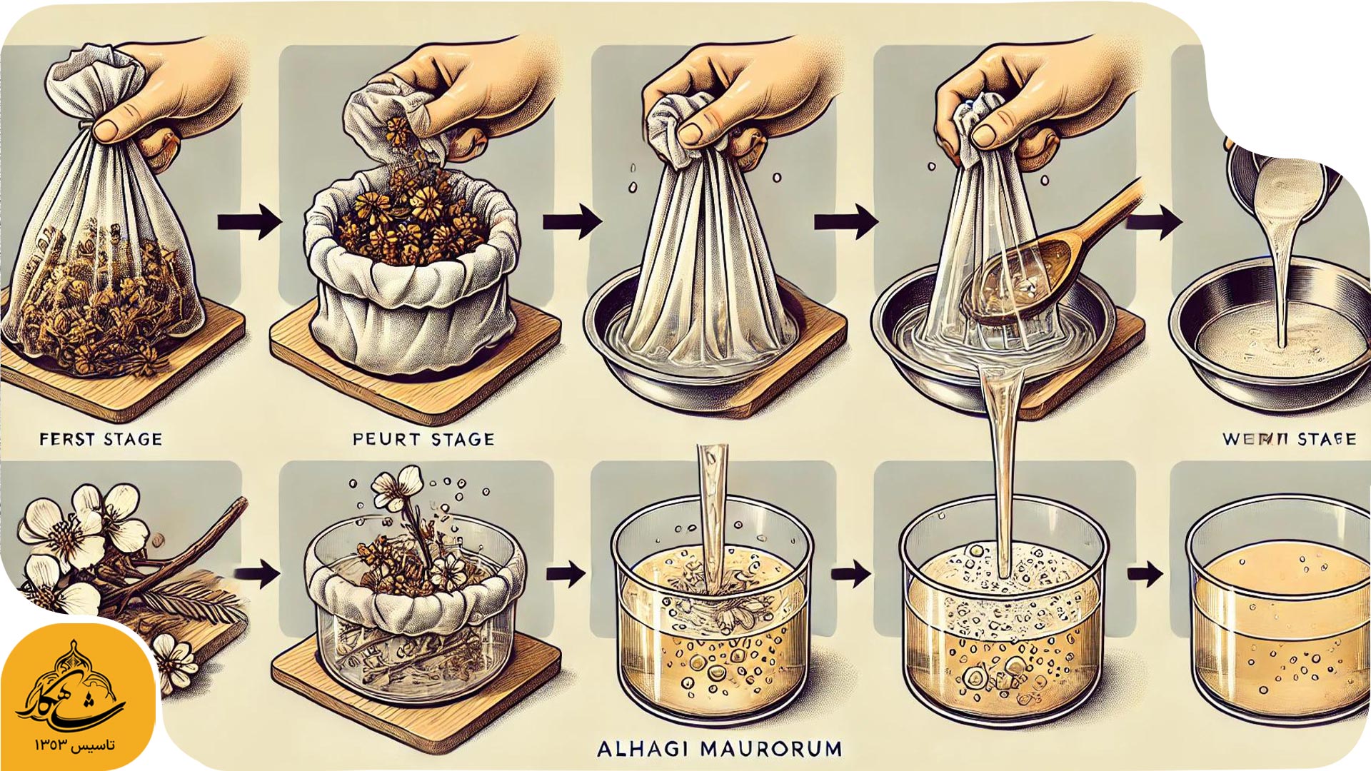 مراحل پاکسازی ترنجبین