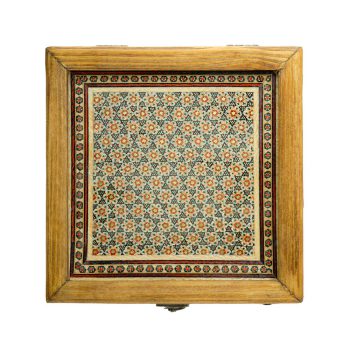 جعبه چوبی طرح خاتم